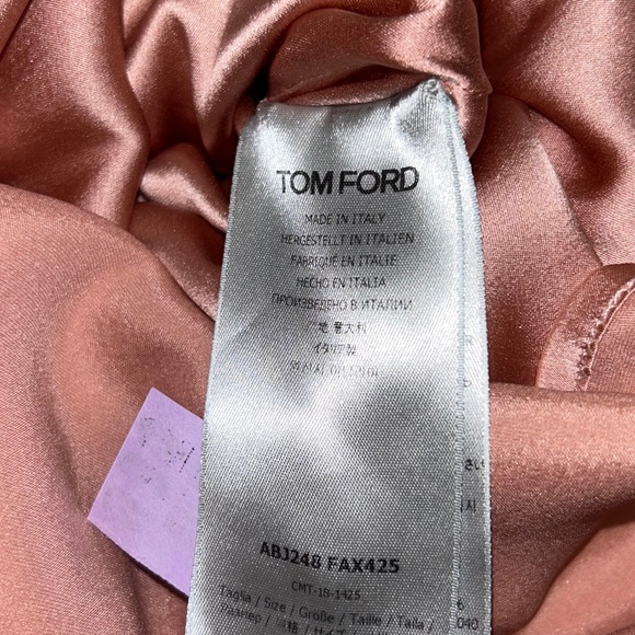 TOM FORD LONG SLEEVE ZIPPER DRESS - Picture 4 of 8